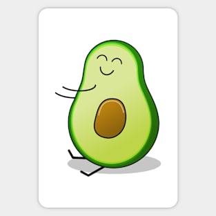 Avo half (with stone) Sticker